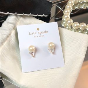 Kate Spade Triangle Pearl Studs